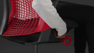 How to Adjust your Sayl Gaming Chair  Herman Miller  Living Edge [upl. by Ocisnarf]