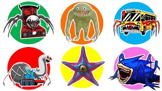 Spin Wheel Choo Choo Charles Jumbo Josh Bus Eater Thomas Lipan Starro Shin Sonic [upl. by Aibat]