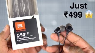 JBL C50Hi Review  These Earphones are nothing but [upl. by Ecirtam461]