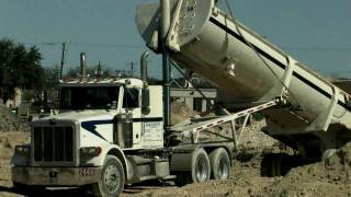 Peterbilt Dump Truck stuck in the dirt HD [upl. by Ettenig]