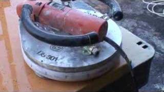 Polishing Concrete Countertop with DS301 Handheld Planetary Polisher DIY [upl. by Aivax777]