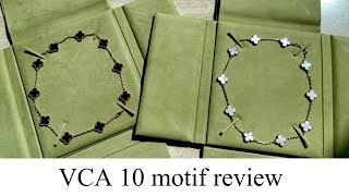 VAN CLEEF AND ARPELS 10 MOTIF NECKLACE REVIEW [upl. by Lucas]