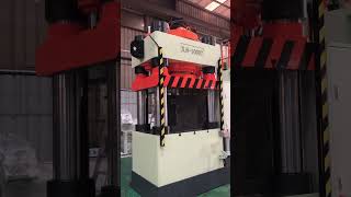 1000 tons servo fourcolumn medal forming hydraulic press [upl. by Hoye122]