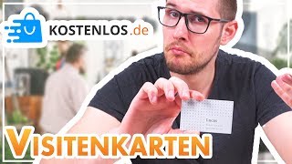 TEST 📦 KOSTENLOS 250 Visitenkarten bestellen [upl. by Quintilla83]