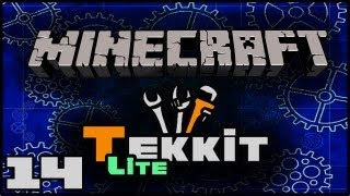 Minecraft Tekkit Lite with Lewis  Automated rubber tree farm with Minefactory Reloaded 14 [upl. by Nairdad]