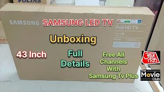 Samsung 43 inch Led Tv Full Review amp Unboxing Samsung Full Hd Smart Tizen led tv UA43T5410AKXXL [upl. by Marcellina]