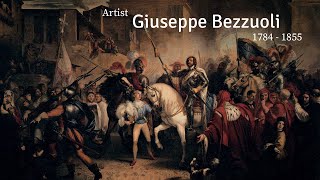 Artist Giuseppe Bezzuoli 1784  1855 Italian Painter  Neoclassical and Romantic periods  WAA [upl. by Alahcim816]