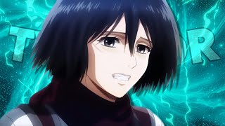 Mikasa Ackerman Twixtor ⭐ Attack on Titan Season 4 [upl. by Fai]