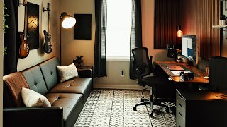 DREAM Office Desk Setup for 2024 Minimalist home office  music studio [upl. by Valentijn]