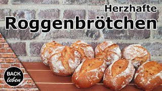 Herzhafte Roggenbrötchen [upl. by Yvel505]