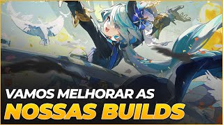 VAMOS MELHORAR AS NOSSAS BUILDS  GENSHIN OPTIMIZER [upl. by Eliza]