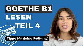 Goethe Zertifikat B1 Lesen Teil 4 [upl. by Lagiba]