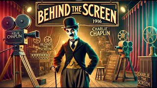 Charlie Chaplin  Behind the Screen 1916  color Laurel amp Hardy [upl. by Osana]