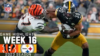 Cincinnati Bengals vs Pittsburgh Steelers  2023 Week 16 Game Highlights [upl. by Pitzer750]