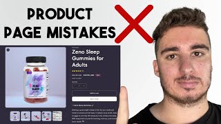 Dont Make These Product Page Mistakes Shopify Dropshipping [upl. by Anirtek]