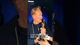 conan Obrien the new host 2025 oscars long wait is over for conan finally hosting Oscars 25 [upl. by Drofkcor]