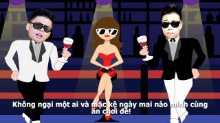 MV HD Oppa Hanoi Style  SuperE ft The Questions  Gangnam style cover [upl. by Alla]