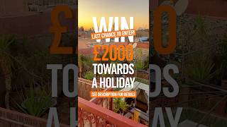 LAST CHANCE to WIN £2000 towards a holiday Comment to enter 💬 [upl. by Landis]