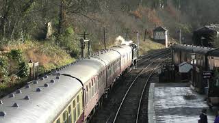 The Battlefield Line Railway  Santa Express  16th December 2023  England [upl. by Dnartreb]