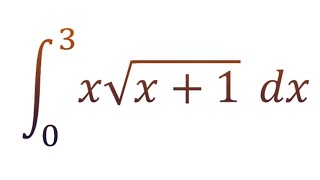 Integral of xsqrtx1 from 0 to 3 [upl. by Barbaresi532]