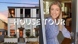 HOUSE TOUR Decor Seattle Townhouse Rooftop CB2 West Elm Studio McGee  Kelsey This Year [upl. by Wahs248]