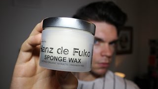 Hanz de Fuko Sponge Wax  Review [upl. by Atinwahs]