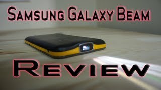 Samsung Galaxy Beam Review  Pico Projector Smartphone [upl. by Trudi]