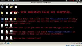 Live WannaCry ransomware infection in action [upl. by Moreland]