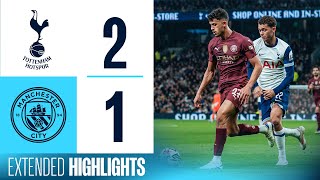 EXTENDED HIGHLIGHTS  TOTTENHAM 21 MAN CITY  Werner Sarr amp Nunes Goals  Carabao Cup 🏆 [upl. by Aube]