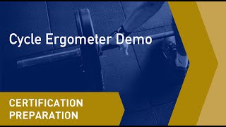 Cycle Ergometer Test Demo [upl. by Elvie]