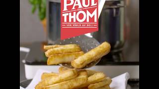 Halloumi fries med peperonidipp i samarbete med PAUL OCH THOM [upl. by Weston]