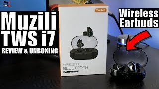 Muzili TWS i7 Wireless Earbuds REVIEW amp Unboxing English [upl. by Solley]