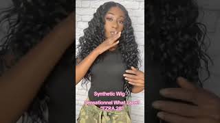 Synthetic Wig Unboxing sensationnel syntheticwigreview syntheticwigs [upl. by Alicirp]