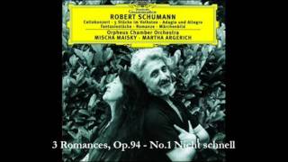 3 Romances Op94  No1 Nicht schnell  Robert Schumann [upl. by Hyrup]