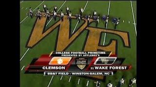 2008 Clemson at 21 Wake Forest [upl. by Mot]