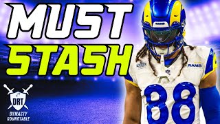 MUST STASH PLAYERS In Dynasty Fantasy Football  Dynasty Roundtable [upl. by Mllly482]