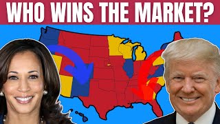 2024 Kamala Harris vs Donald Trump Map Based on the Prediction Market  July [upl. by Mariellen86]