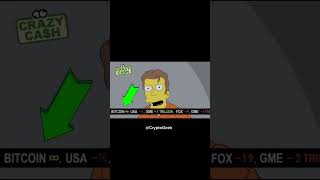 Simpsons Predicted The Price Of Bitcoin♾ simpsons viral shorts shortvideo crypto trading [upl. by Ehrsam902]