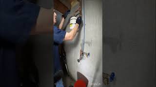 Replacing a main water shutoff PRV and thermal expansion tank for Lenexa water heater replacement [upl. by Addia]