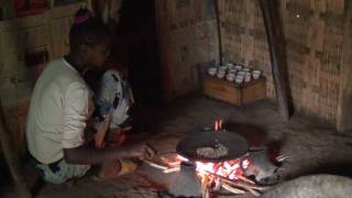 Family life and coffee ceremony preparation in Sidamo mountains Ethiopia [upl. by Galliett]