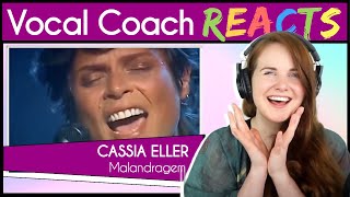 Vocal Coach reacts to Cássia Eller  Malandragem Live [upl. by Adar]