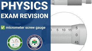 ECZ Micrometer Screw Gauge Exam Questions O level Physics [upl. by Gardiner]