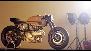 Cafe Racer Ducati Pantah by JVB Motos [upl. by Nami768]