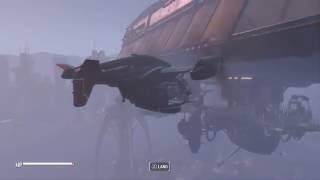 Riding a Vertibird through the Prydwen Fallout 4 [upl. by Aritak]