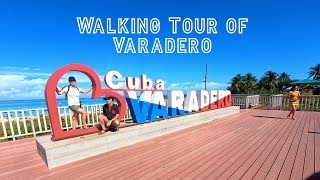 Walking Around Varadero Town Cuba [upl. by Allesig506]