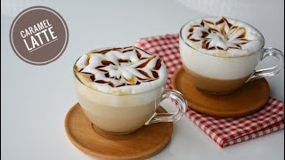 Evde Caramel Latte Nasıl Yapılır Süt Köpürtmenin Püf Noktaları İle Sütlü karamelli Kahve Yapımı [upl. by Augustus672]