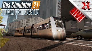 Tram Extension DLC Just Released for Bus Simulator 21 [upl. by Ynohtnaleahcim79]