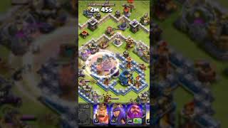 Ataque de un th12 con el ejército de blinrap de super magos clashofclans coc games ligadeclanes [upl. by Gleason]