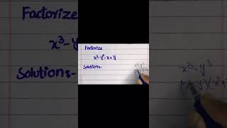 Factorize  Class 9th Mathematicslearningmath basicmath mathshorts mathproblems mathevudeos [upl. by Rusell27]