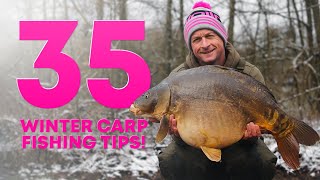 35 Winter Carp Fishing Tips you NEED to know Tip 32 is an edge Mainline Baits Carp Fishing TV [upl. by Enar]